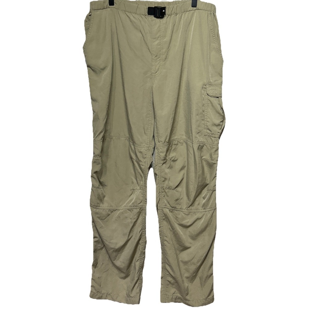 The North Face Y2K Nylon Belted Cargo Pants Beige Men's Size Large